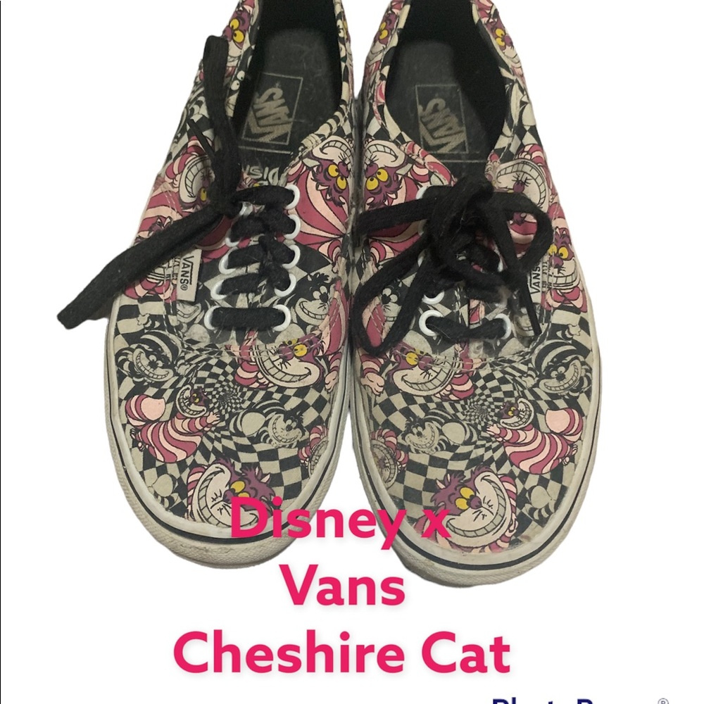 Disney x vans Cheshire Cat pattern. EUC